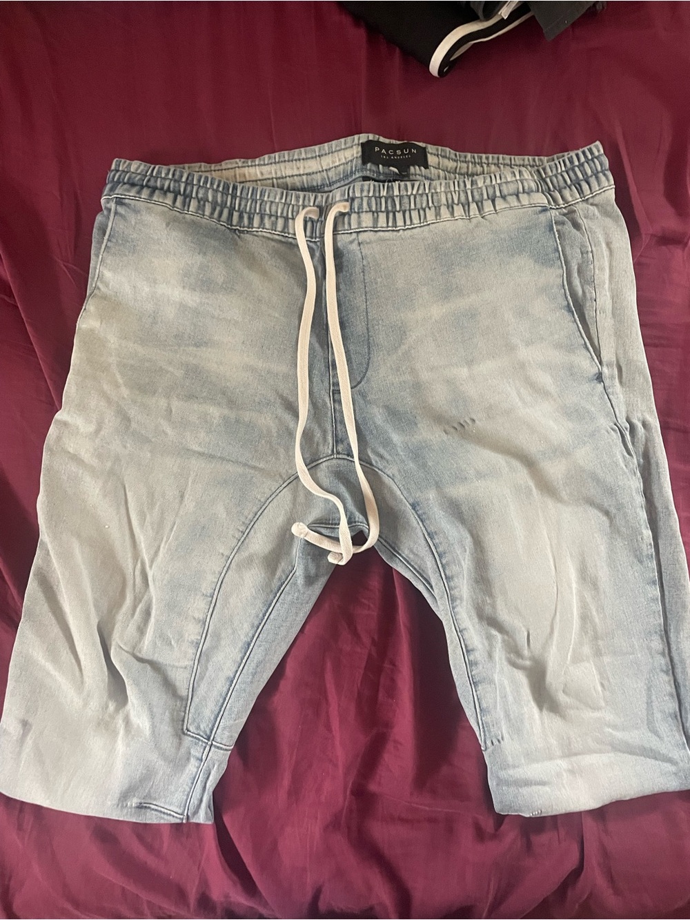 PacSun Light Blue Men’s Drawstring Denim pants